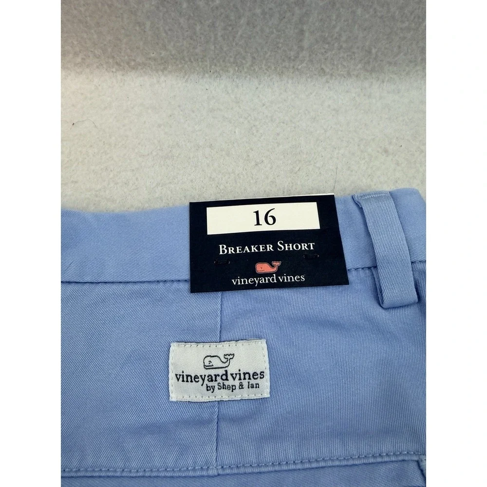 Vineyard Vines Boys Performance Stretch Breaker Shorts Jake‎ Blue Size 16 NWT
